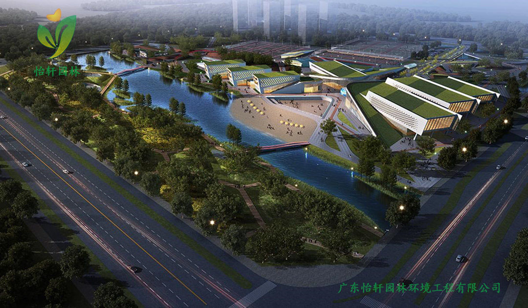 江蘇省揚(yáng)州李寧體育公園景觀設(shè)計(jì)案例效果圖