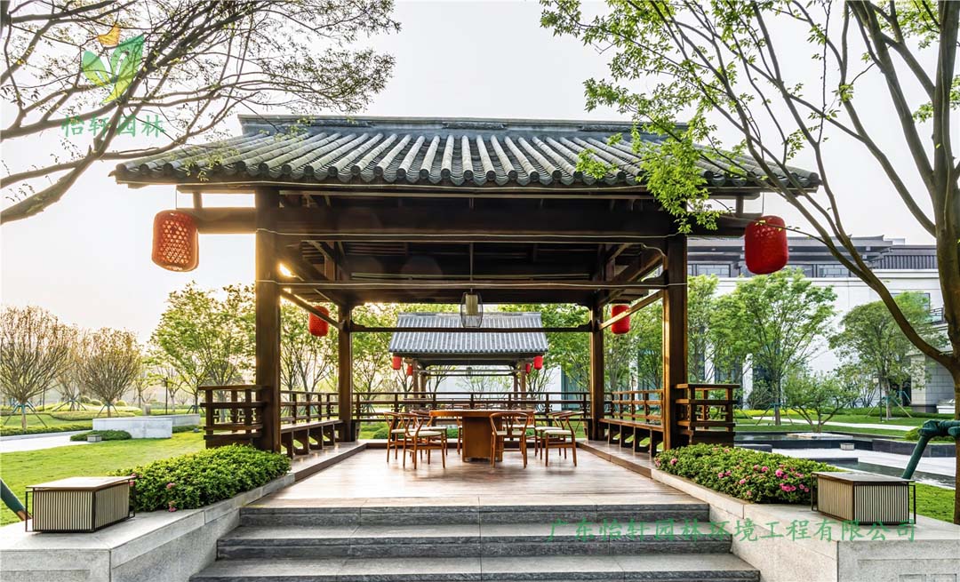 重慶融創文旅城酒店綠化工程實景圖