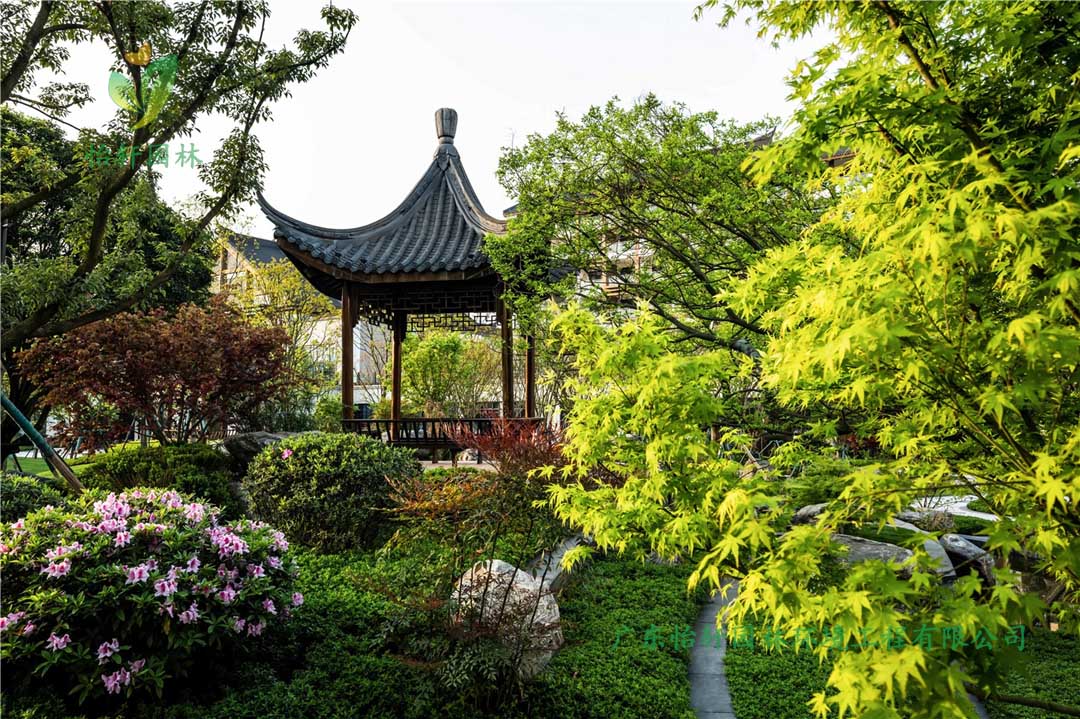 5重慶融創文旅城酒店綠化工程實景圖