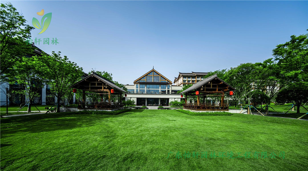重慶融創文旅城酒店綠化工程實景圖