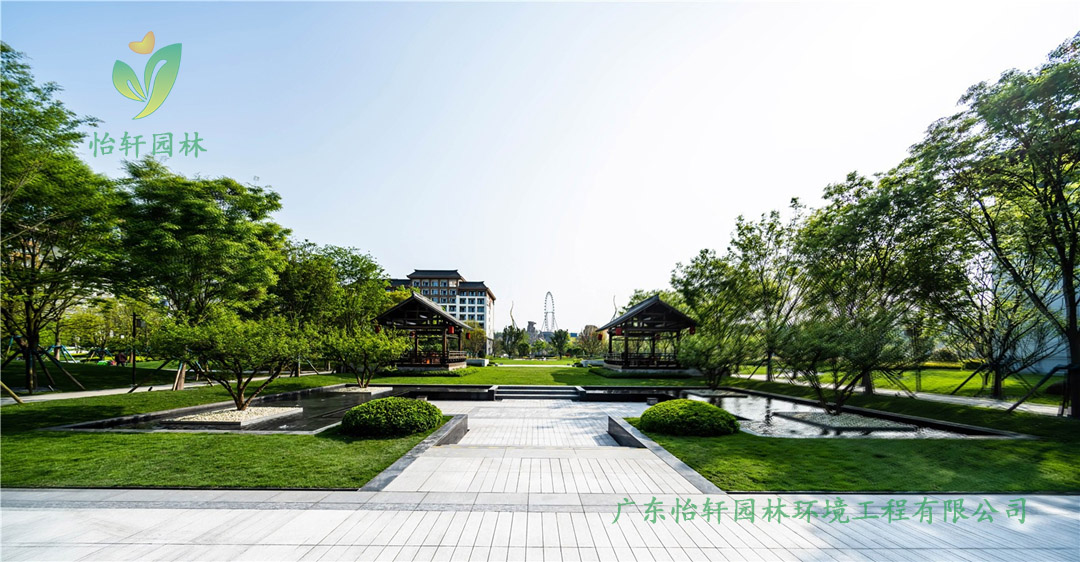 重慶融創文旅城酒店綠化工程實景圖