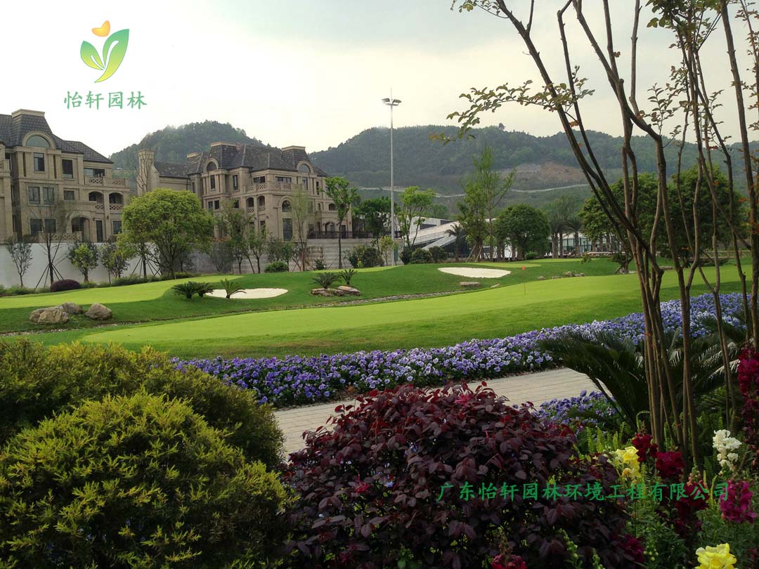 南山復(fù)地山與城別墅小區(qū)綠化工程實(shí)景圖