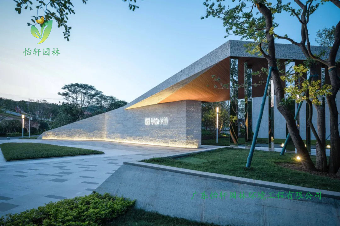 南寧中南十洲展示區綠化工程實景圖