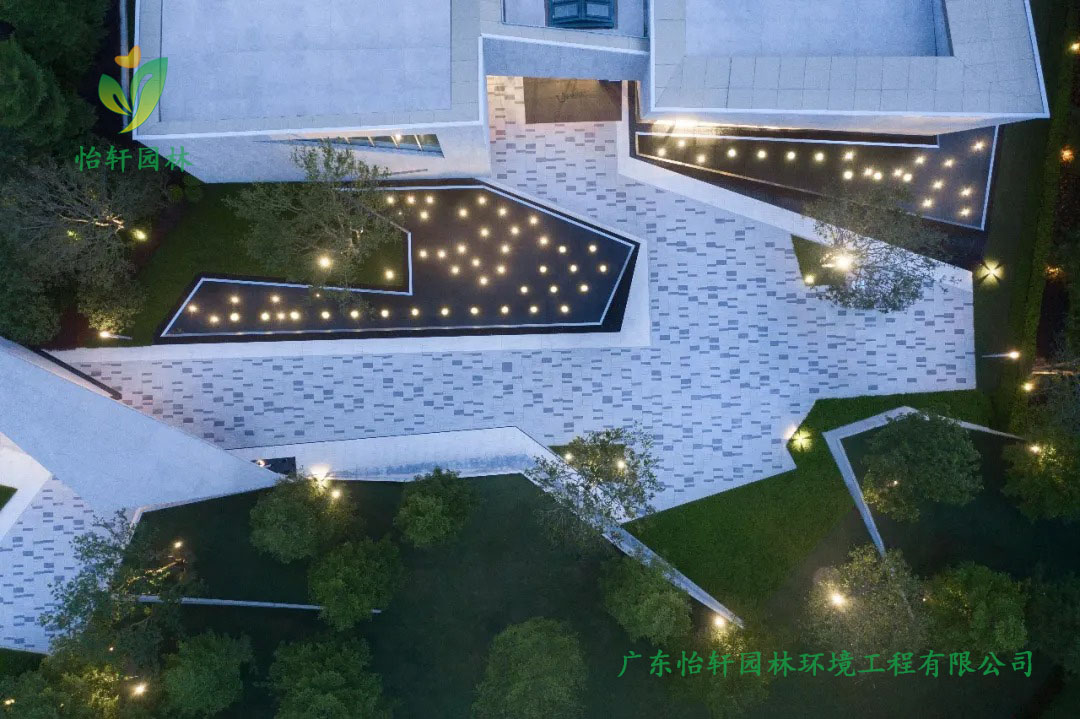 南寧中南十洲展示區綠化工程實景圖