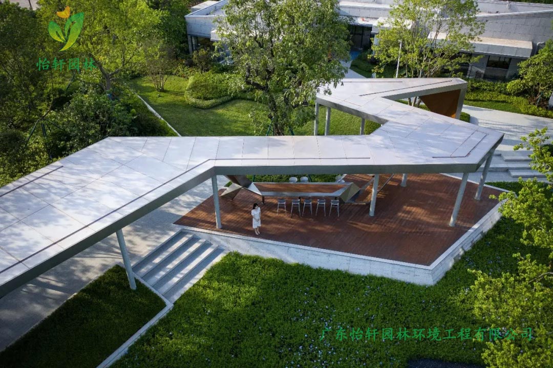 南寧中南十洲展示區綠化工程實景圖