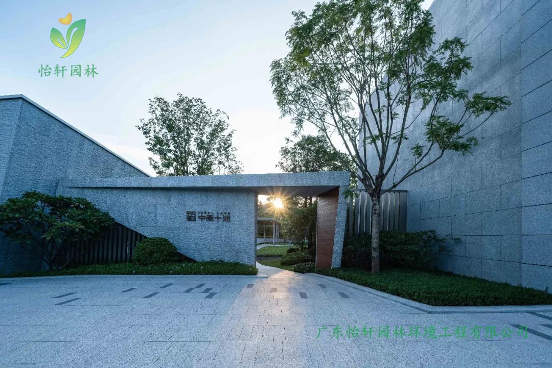 南寧中南十洲展示區綠化工程實景圖