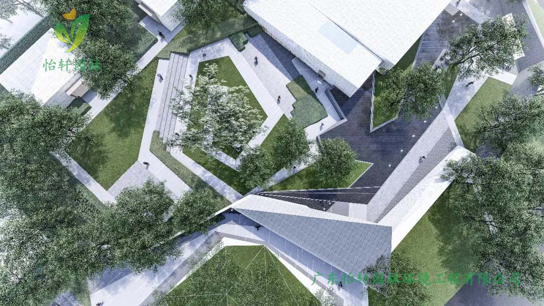 南寧中南十洲展示區綠化工程效果圖