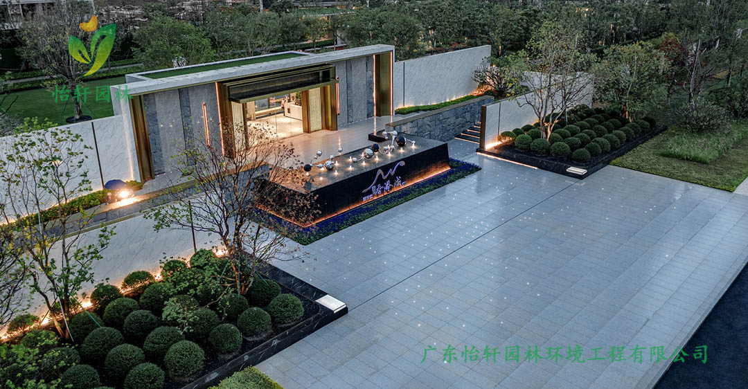雅居樂香港城住宅區綠化景觀設計實景圖