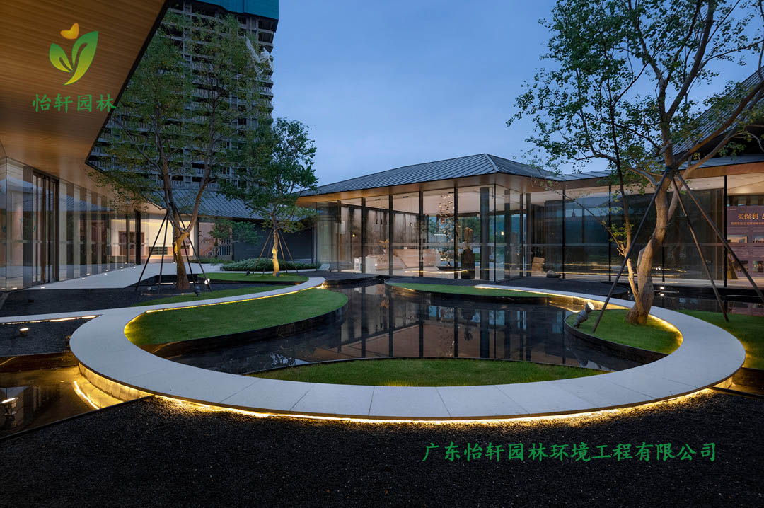 肇慶保利瓏灣花園小區綠化景觀設計實景圖