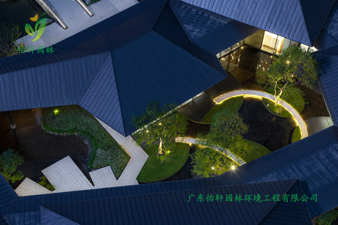 肇慶保利瓏灣花園小區綠化景觀設計實景圖