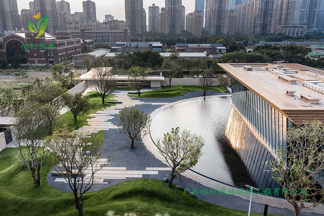 佛山市南海區良溪保利天悅小區綠化工程實景圖