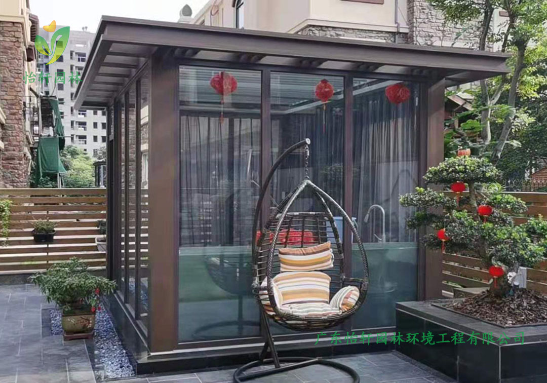 陽江沙扒灣碧桂園別墅庭院景觀設計實景圖