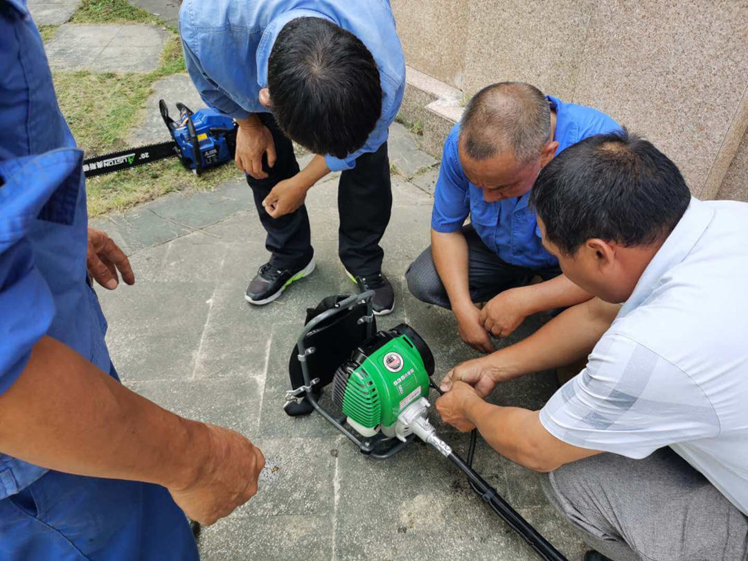 園林綠化養護工具使用操作演示