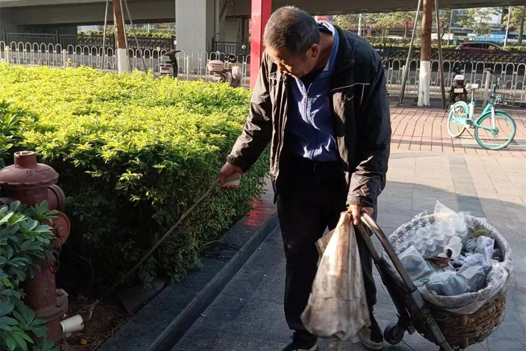 小區綠化養護清理枯葉